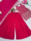 Sr 1599 Faux Georgette Party Wear Sharara Readymade Suit